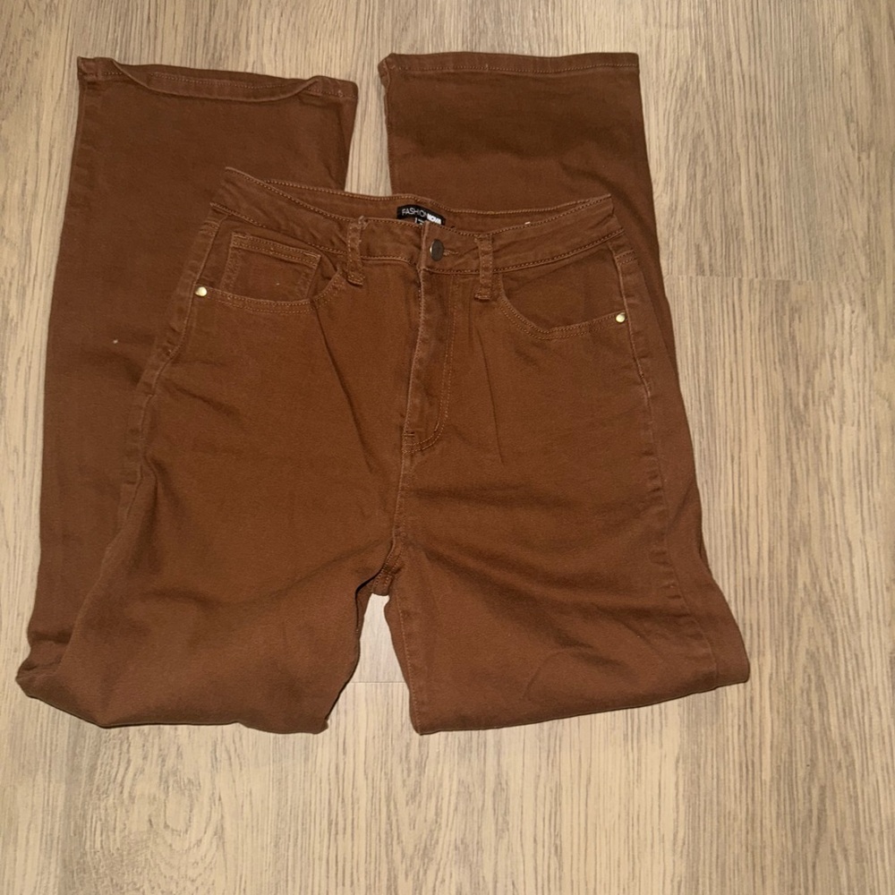 Vintage Inspired‎ Rust Brown Carpenter Jeans Wide Leg Grunge Earth Tone Skater
